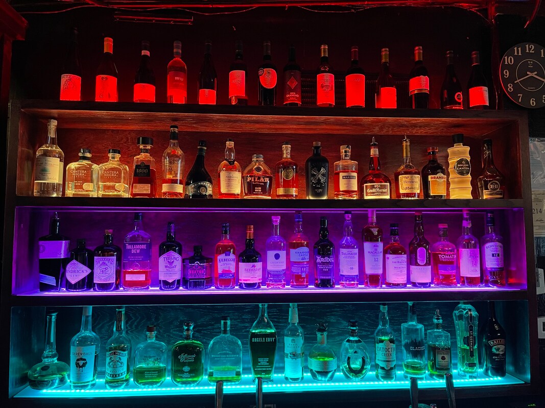 Bottles at Jazz Haus